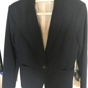 PHILOSOPHY Navy Blue Single Button Blazer NWOT Philosophy